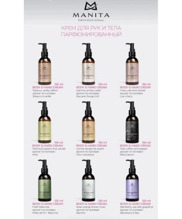 MANITA PROFESSIONAL Hand and body cream Pear Coffee Pink Pepper 150 ml - Buy Online on GoSupps.com
