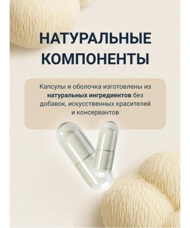 MYCOLAB Ezhovik Channel capsules of 500 mg of mycelium mushroom Ezhovik BA ... - Buy Online on GoSupps.com