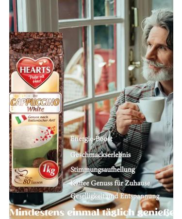 HEARTS CAPPUCCINO) White 1kg - Buy Online on GoSupps.com