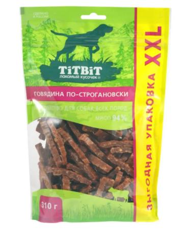 Titbit Beef Stroganovsky for dogs of all rocks XXL 310g