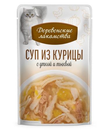 Country delicacies Cat treat for duck and pumpkin 4x35 gr - Buy Online on GoSupps.com