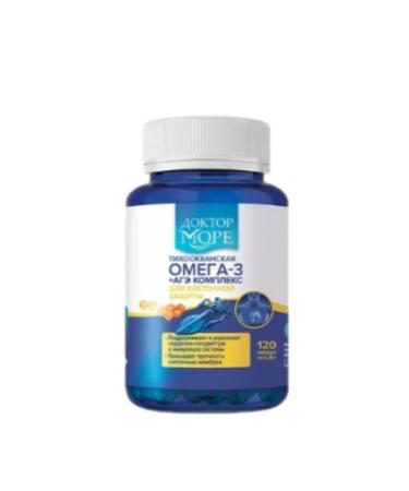 Doctor Sea Omega 3 + AGE 120 caps 0.25 G-1UP - Buy Online on GoSupps.com