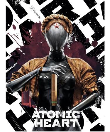 Atomic Heart Shampoo gel foam 4V1 for men 400 ml - 2 pcs - Buy Online on GoSupps.com