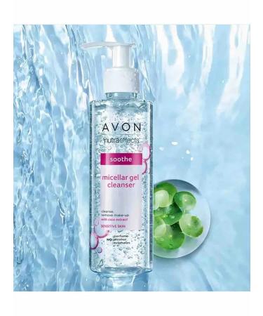 Softening micellar gel for washing from Avon