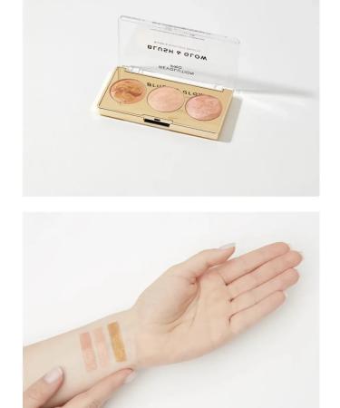 REVOLUTION PRO Blush bronzer hilater 3b1 Blush & Glow Peach Glow - Buy Online on GoSupps.com