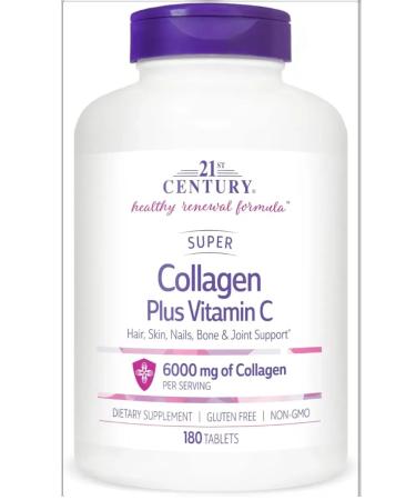 21st Century Super Collagen Plus Vitamin C 180 Tablets (Collagen)
