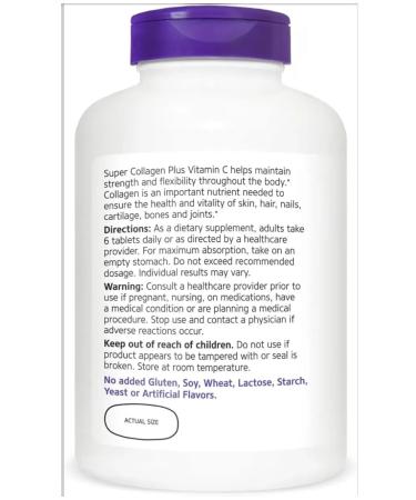 21st Century Super Collagen Plus Vitamin C 180 Tablets (Collagen) - Buy Online on GoSupps.com