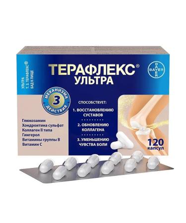 Teraflex Ultra 875 mg 120 capsules * 2 packages reception course - Buy Online on GoSupps.com
