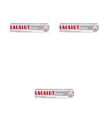 LACALUT White 75ml Toothpaste 3 pcs