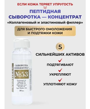 Vishell Anti-aging rejuvenating facial serum suitable for mesoroller