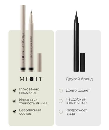 MIXIT Waterproof liquid liner-liner for the eyes set Make Up - Buy Online on GoSupps.com