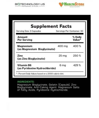 BiotechnologyUS ZMB 90 kama ZMA for men testobuster - Buy Online on GoSupps.com