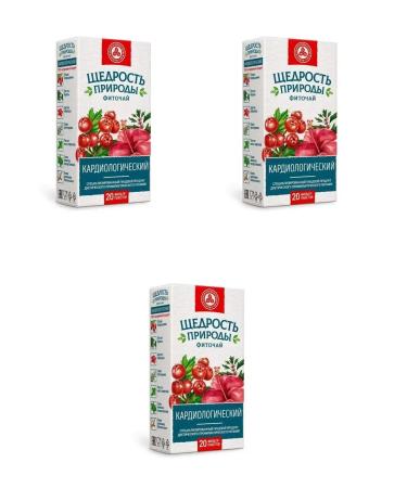 The Generosity of Nature Cardiological phytochai 2gr n20 f p 3 pcs