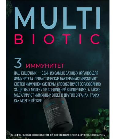 DaniLab Probiotic Multibiotic Premium 360mg 30 capsules - Buy Online on GoSupps.com