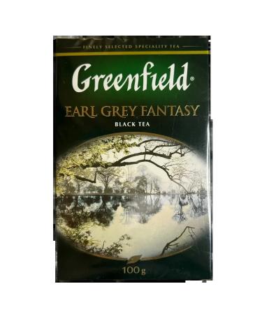 Black tea Greenfield Earl Grey Fantasy sheet 100g - Buy Online on GoSupps.com