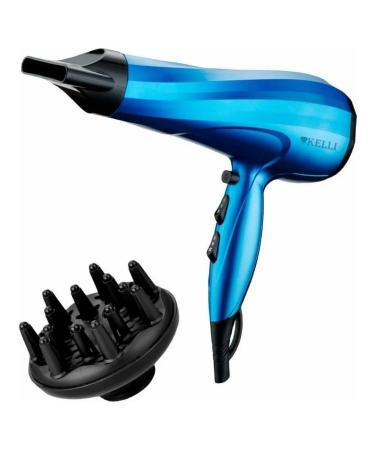 Kelly Hair hair dryer KL-1130 Blue - Buy Online on GoSupps.com