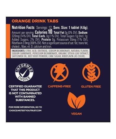 GU Energy Labs Isotonic GU Hydration Drink Tabs 2 x 70 g orange - Buy Online on GoSupps.com