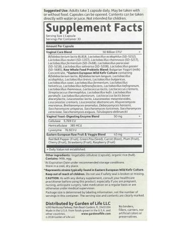 Garden of Life RAW probiotic female 30 capsules - Buy Online on GoSupps.com