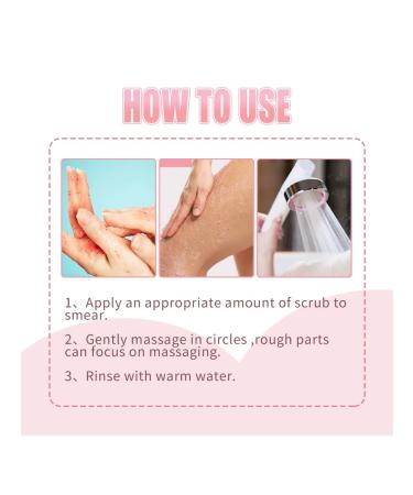 Eelhoe peach cleansing skin scrub for body - Buy Online on GoSupps.com