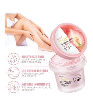 Eelhoe peach cleansing skin scrub for body - Buy Online on GoSupps.com