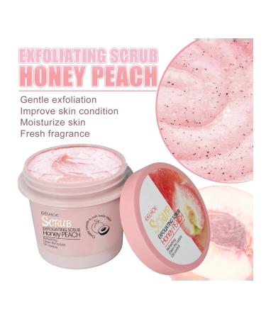 Eelhoe peach cleansing skin scrub for body - Buy Online on GoSupps.com