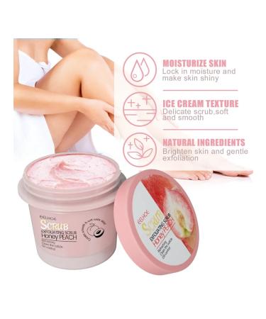 Eelhoe peach cleansing skin scrub for body - Buy Online on GoSupps.com