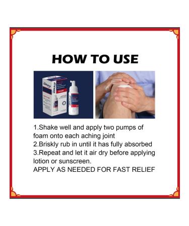 Mousse for joint care soothes the pain in the joints and - Buy Online on GoSupps.com