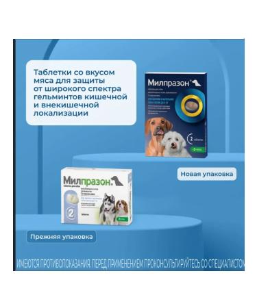 KRKA Milprazon for puppies and small dogs up to 5 kg 2 tab - Buy Online on GoSupps.com