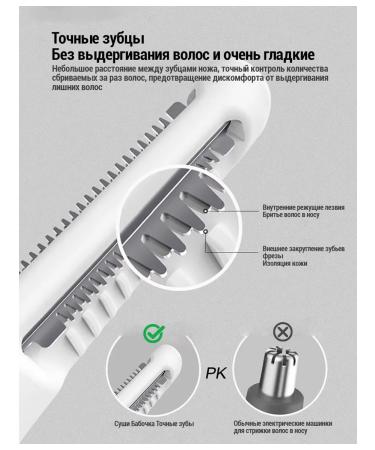 Xiaomi Trimmer for the nose ears and eyebrows n1 - Buy Online on GoSupps.com