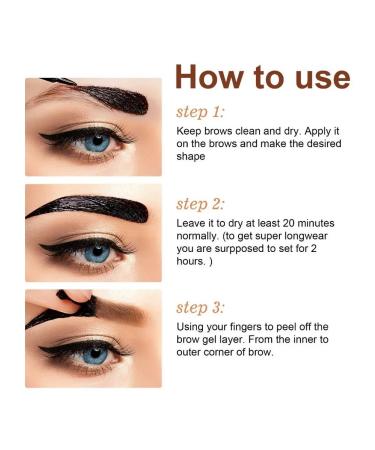 Eyebrow gel for eyebrows dark brown - Buy Online on GoSupps.com