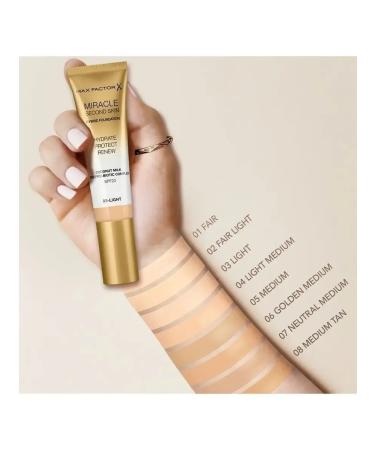 Max Factor X Tonal cream Miracle Second Skin Tone 01 Fair - Buy Online on GoSupps.com