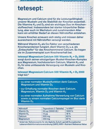 Vigantolvit Magnesium calcium vitamin K2+D3. Vitamin complex - Buy Online on GoSupps.com