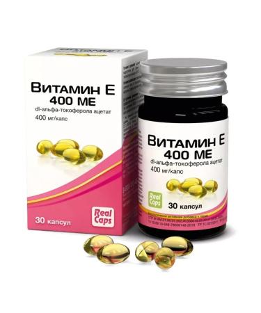 RealCaps Vitamin E 400 IU N30 caps 570mg Realli -1pcs - Buy Online on GoSupps.com