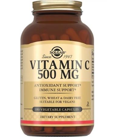 SOLGAR Vitamin C 500 mg N100 Caps at 741MG-1pcs