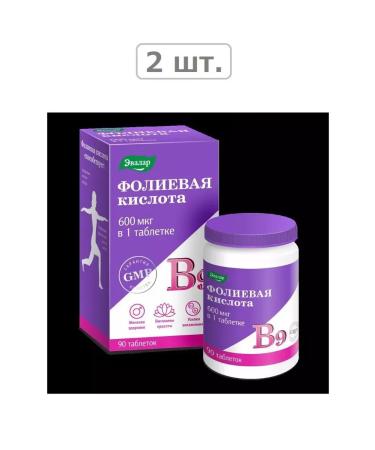 Evalar Folic acid with vitamins B12 and B6 N90 table 0.22-2pcs