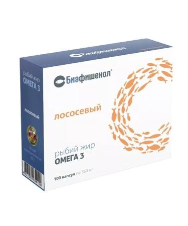 Biafishenol Fish salmon oil n100 caps 0.35g-1pcs