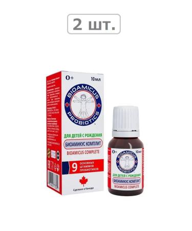 BIOAMICUS LABORATORIES Bioamicus Complet 10ml Flak-Dosator Liquid-2pcs