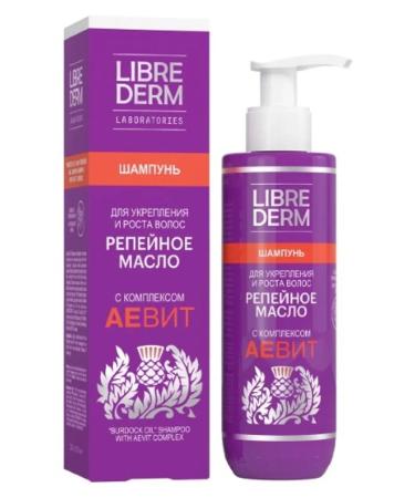 Libriderm burdock oil with a complex Aevit Shampu 200ml 3 pcs - Buy Online on GoSupps.com