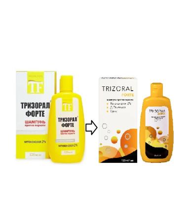 Trizoral Fort shampoo against dandruff 120ml 2 pcs - Buy Online on GoSupps.com