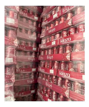 Carbonated drinks Kinza grenade 320ml 24 pcs - Buy Online on GoSupps.com