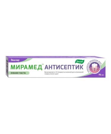 Two lines MIRAMED Antiseptic Toothpaste 75ml