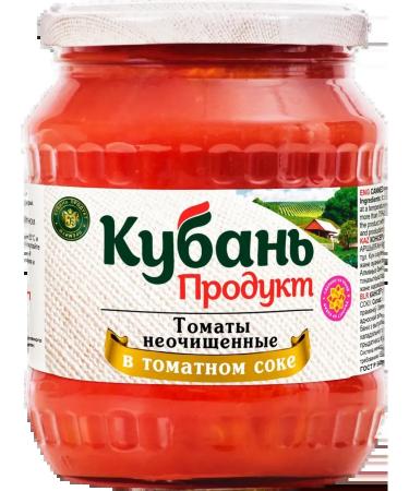Kuban Product Tomatoes in tomato juice unpeeled 680g
