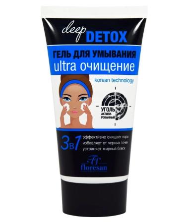 Floresan Deep Detox Washing Gel 150ml 3 pcs - Buy Online on GoSupps.com