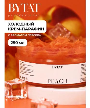 BYTAT Cream paraffin is cold for hands and legs peach 250 ml