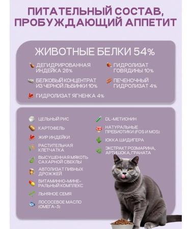 Cosmocat Hypoallergenic food for cats dry 0.8 kg with lamb - Buy Online on GoSupps.com