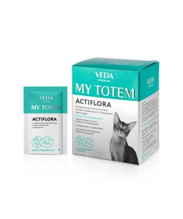 VEDA Probiotics and prebiotic for cats ActIFLORA complex 30X1GR