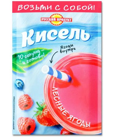 Russian Product Kisel is a rapidly soluble forest berries in bags of 25 g - Buy Online on GoSupps.com