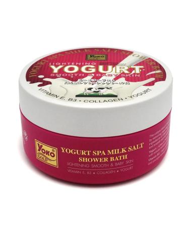 Yoko Salt scrub with milk and yogurt 380 g - Buy Online on GoSupps.com