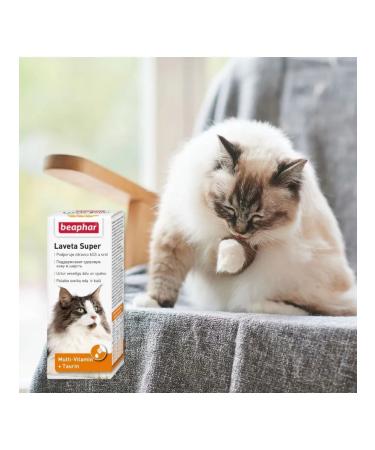 beaphar Laveta Super liquid vitamins for cats and kittens 50 ml - Buy Online on GoSupps.com