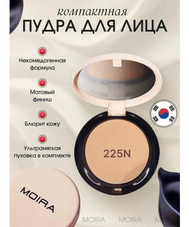 MOIRA Cream-Faces Complete Wear Powder Foundation (225n)